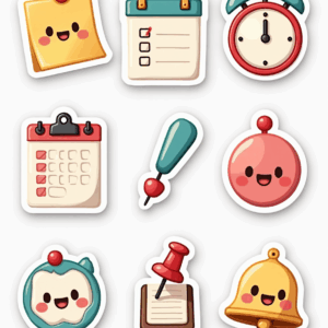 Reminder & To-Do - Sticker Sheet v15